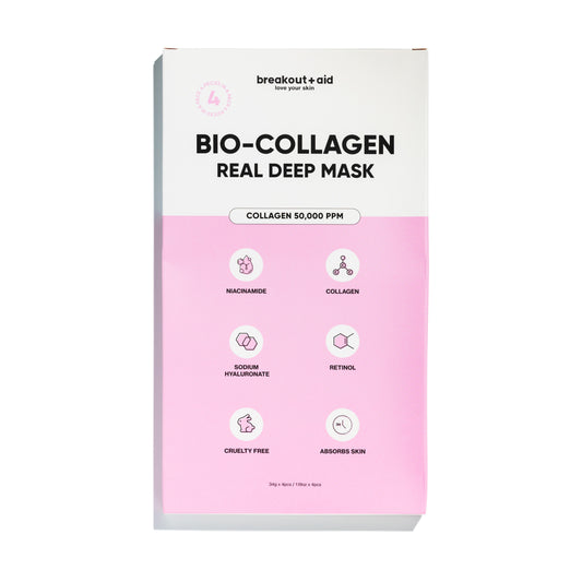 Bio-Collagen Real Deep Mask (Collagen 50,000 PPM) - 4 pcs set