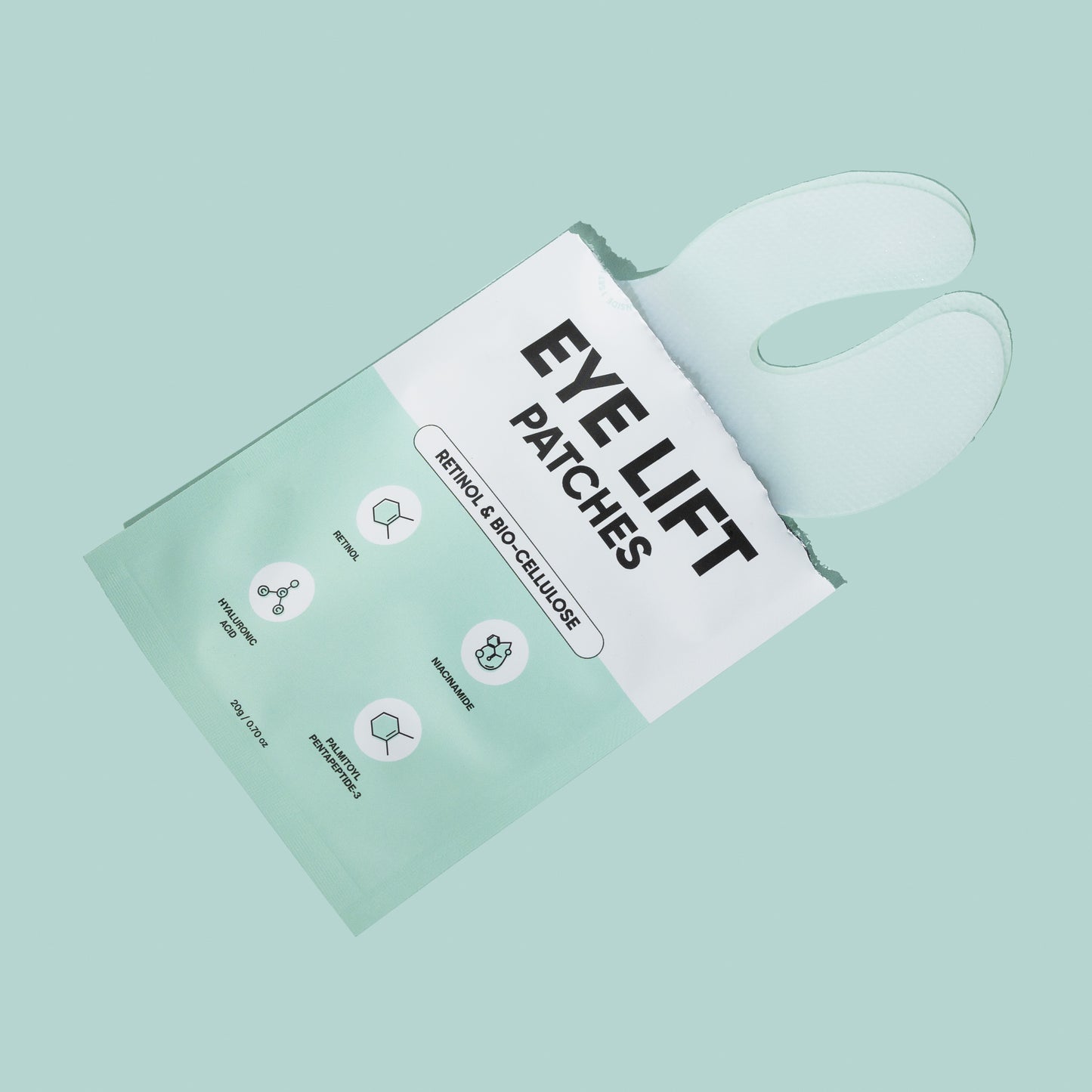 EYE LIFT PATCHES -RETINOL & BIO-CELLULOSE - 4 pcs