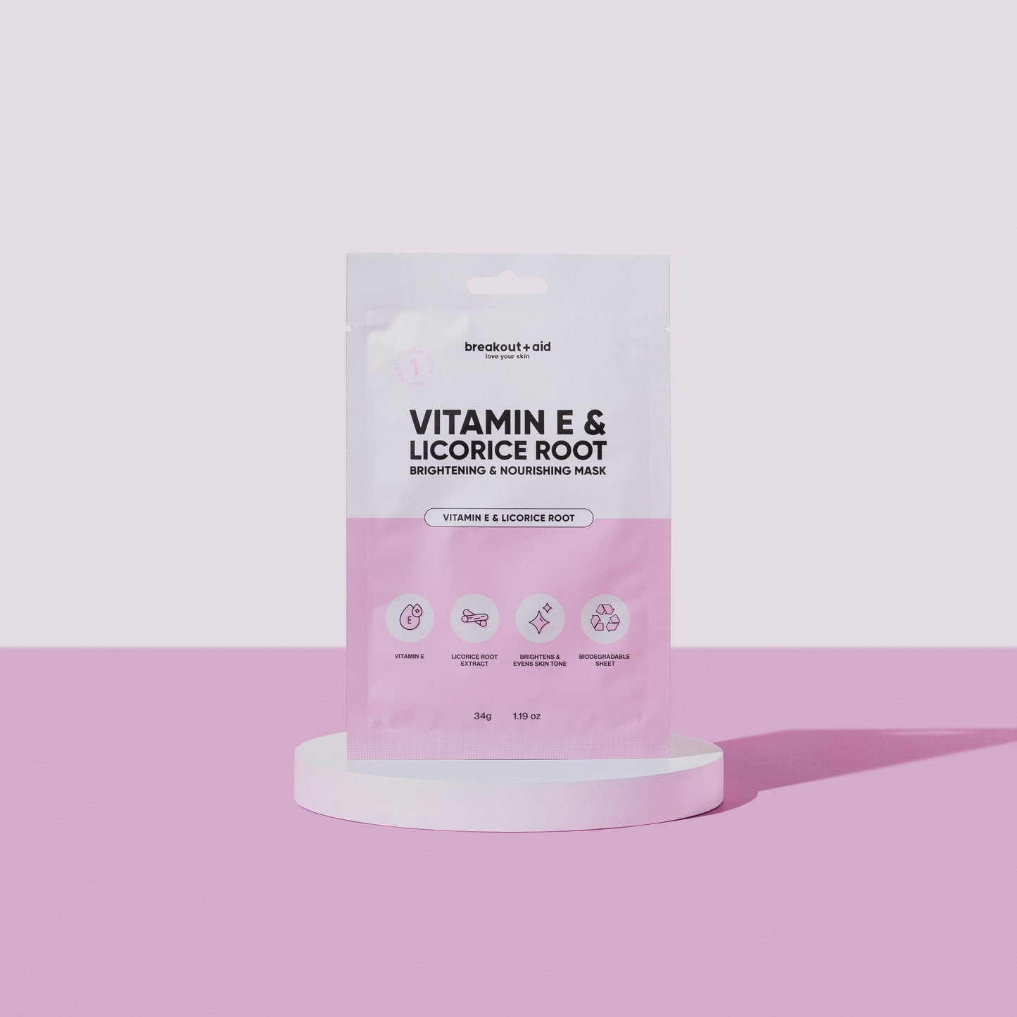 Vitamin E & Licorice Root Brightening & Nourishing Mask