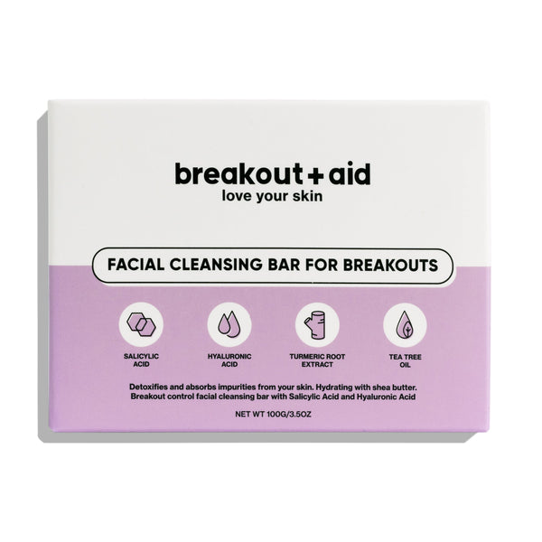 Facial cleansing bar for breakouts breakoutaid