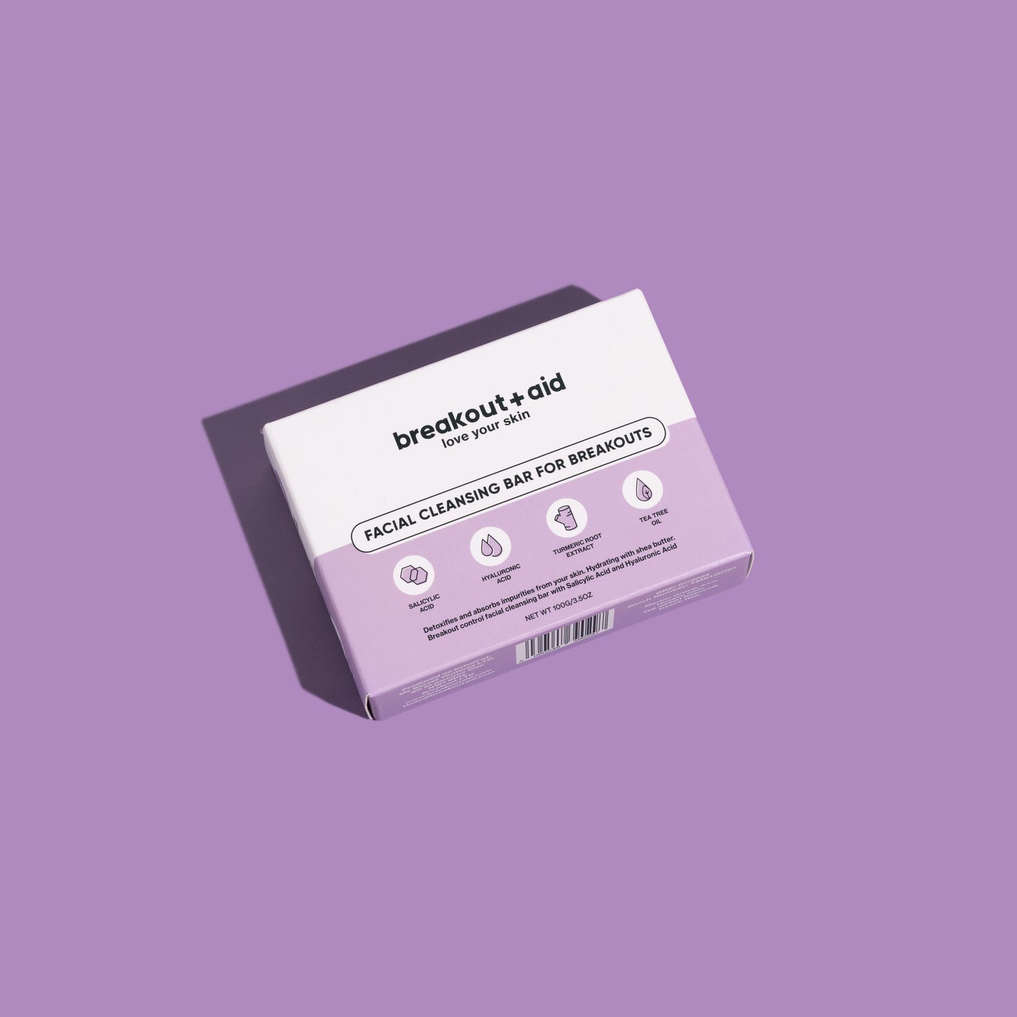 Facial cleansing bar for breakouts breakoutaid