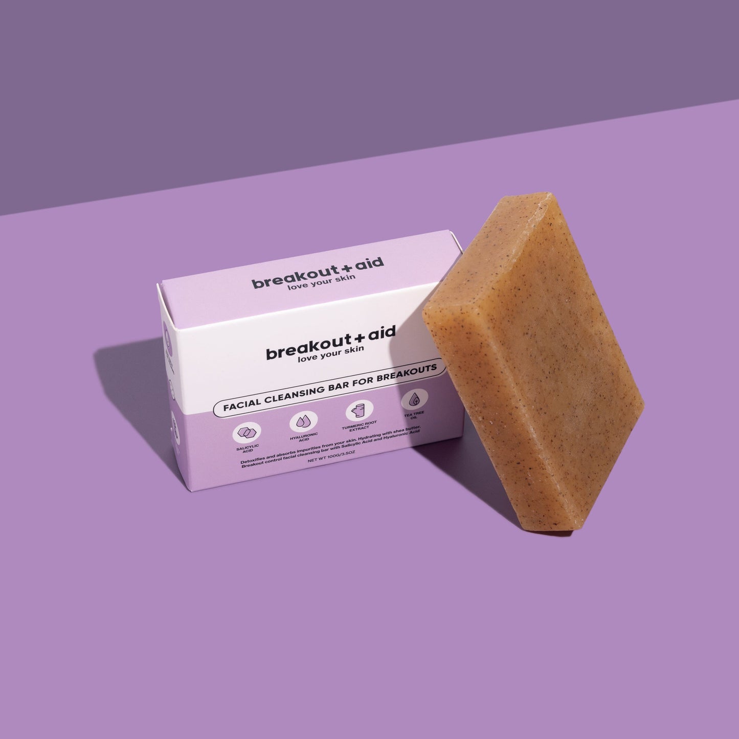 Facial cleansing bar for breakouts breakoutaid
