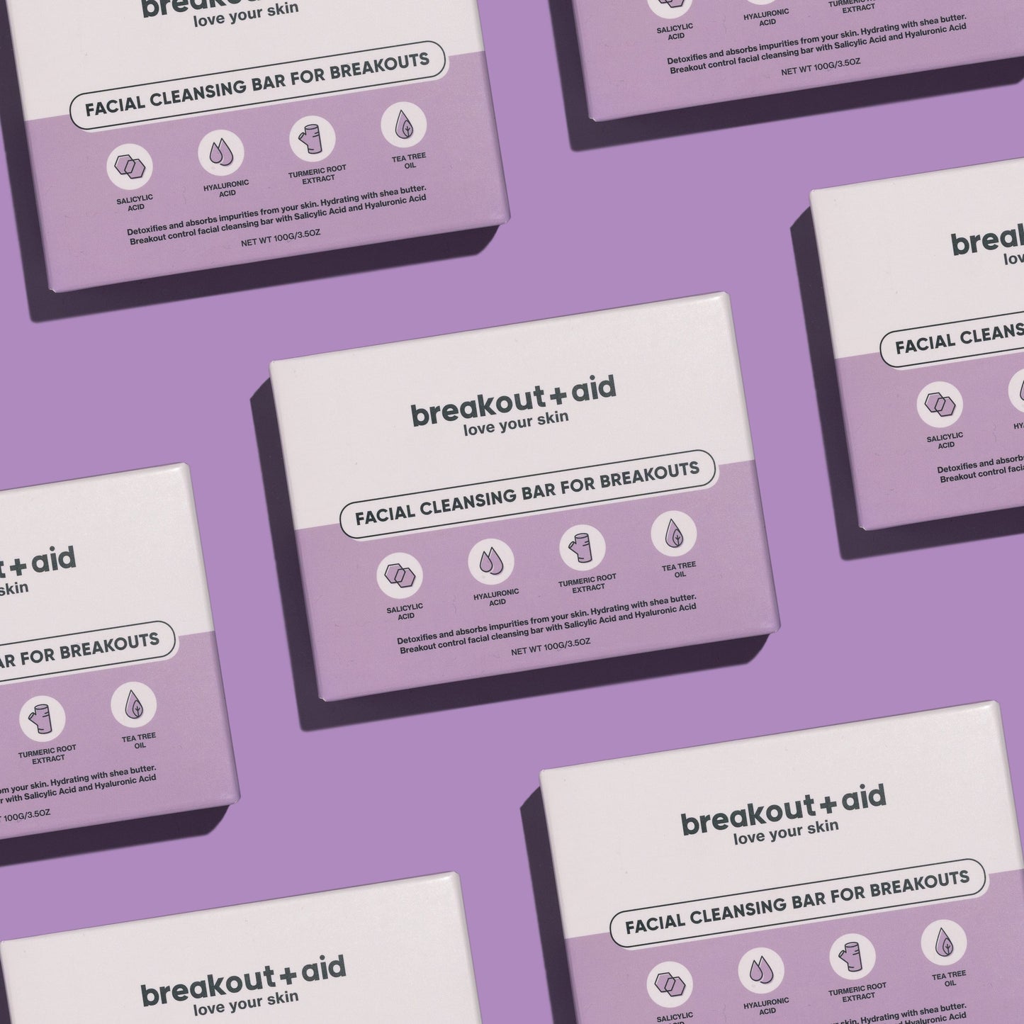 Facial cleansing bar for breakouts breakoutaid