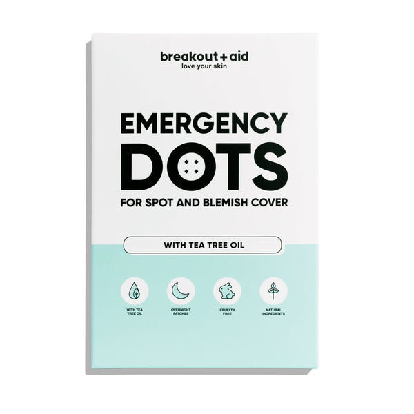 Emergency dots for spots and blemishes with tea tree oil breakoutaid store