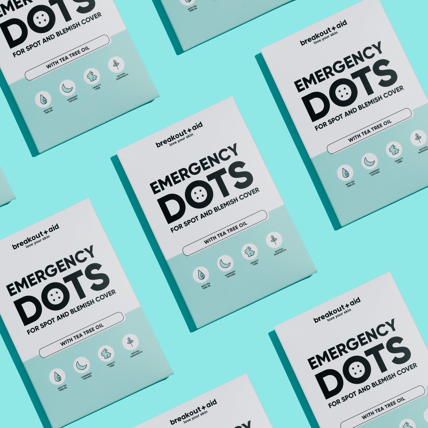 Emergency dots for spots and blemishes with tea tree oil breakoutaid store