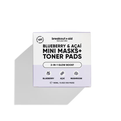 Blueberry & Açaí Mini Masks + Toner Pads