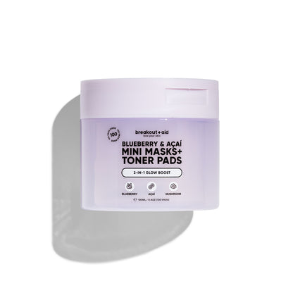 Blueberry & Açaí Mini Masks + Toner Pads