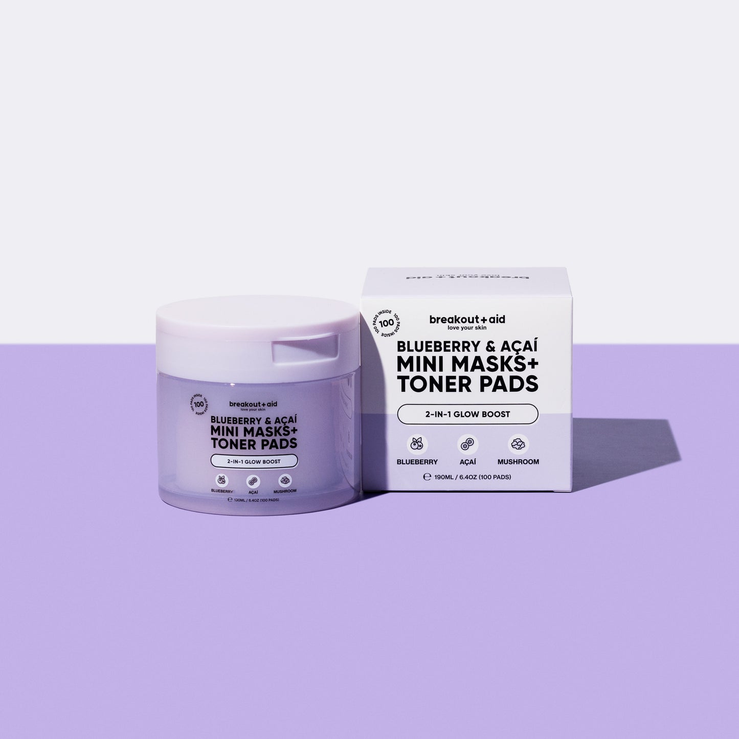 Blueberry & Açaí Mini Masks + Toner Pads