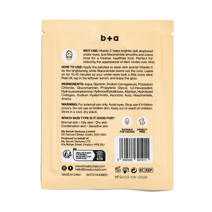 Brighten + Even Tone - Hydrogel eye patches