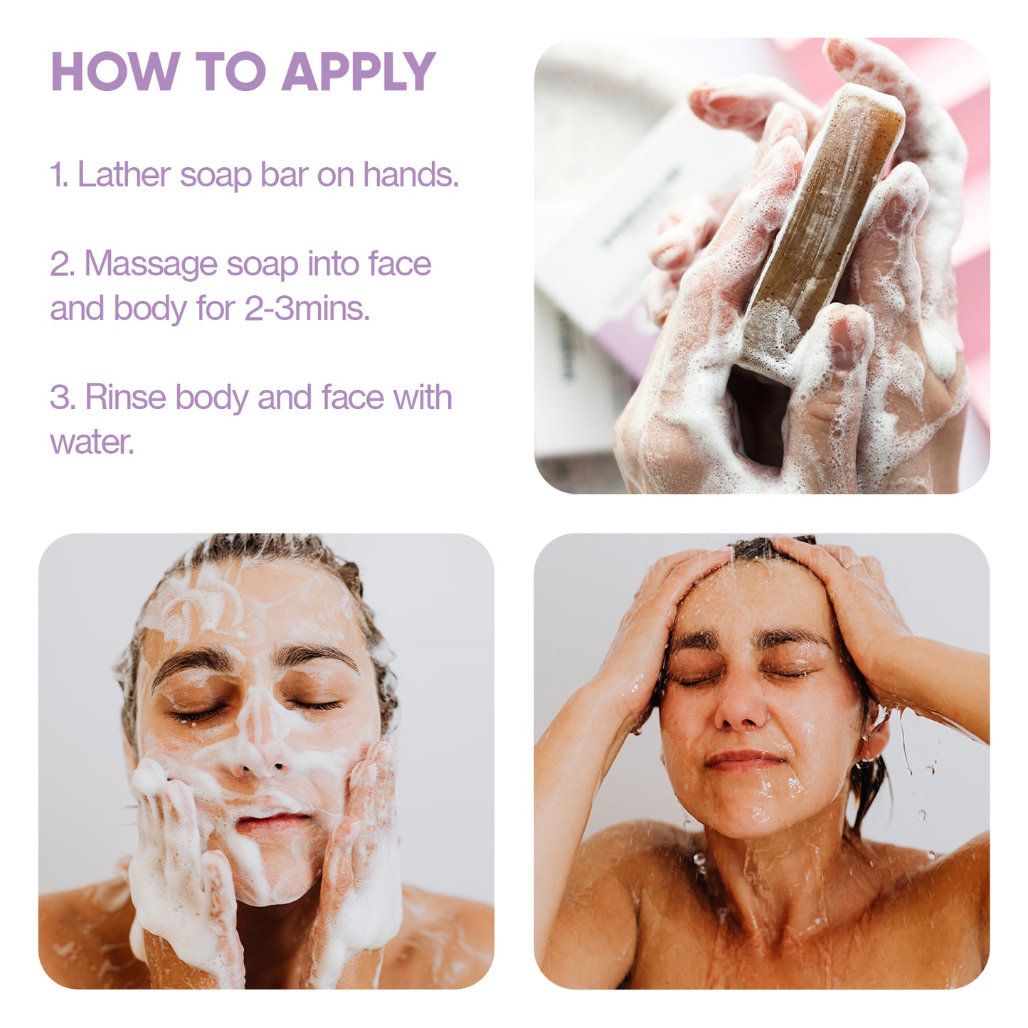 Facial cleansing bar for breakouts
