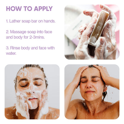Facial cleansing bar for breakouts