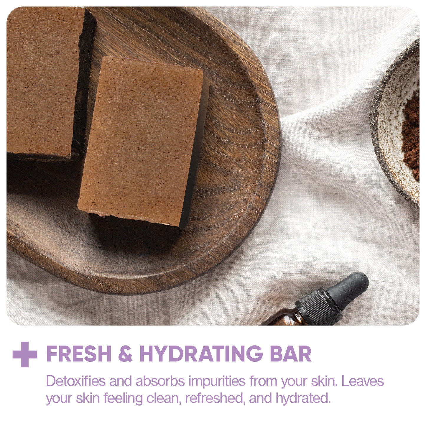Facial cleansing bar for breakouts
