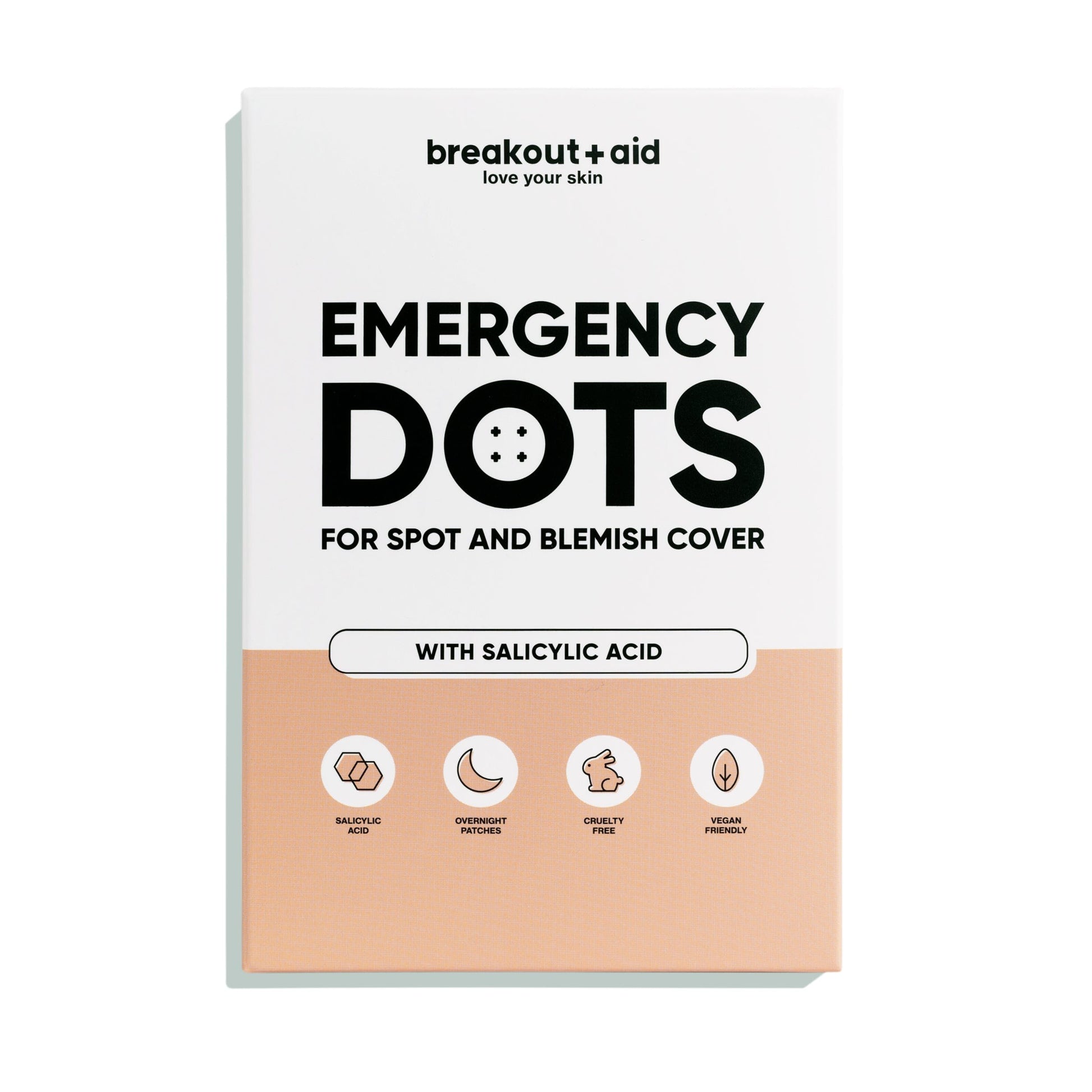 Emergency dots for spots and blemishes with Salicylic Acid breakoutaid store 