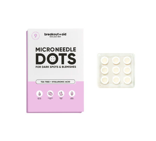 Microneedle dots for dark spots