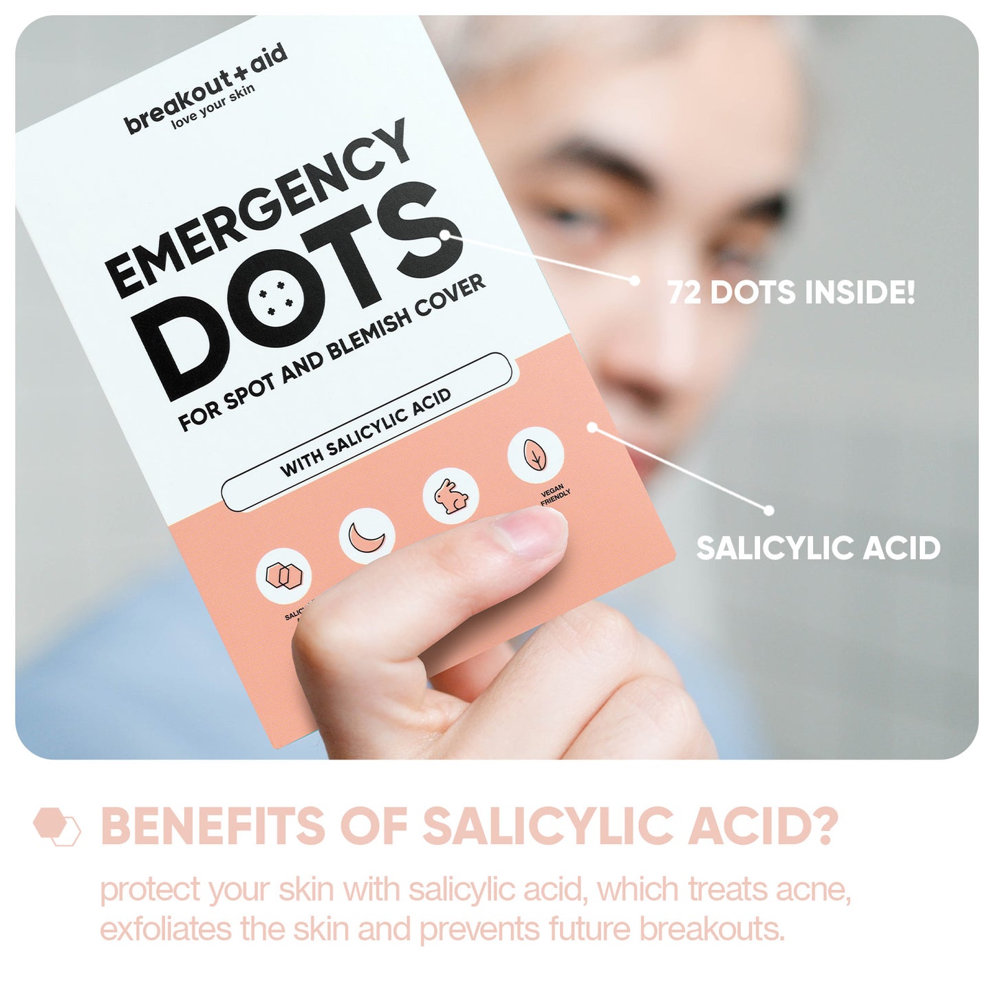 Emergency Dots for spots and blemishes with Salicylic Acid