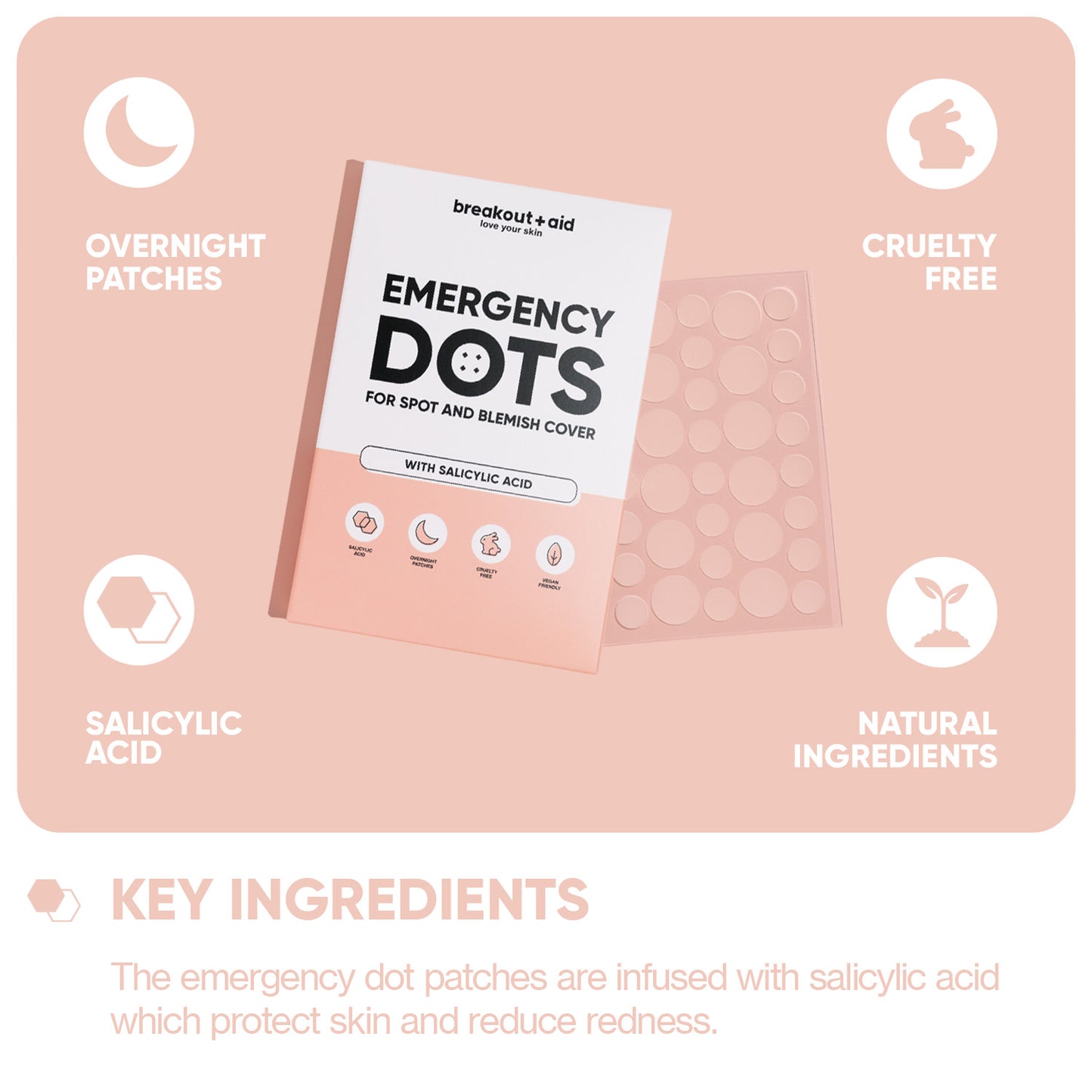 Emergency Dots for spots and blemishes with Salicylic Acid