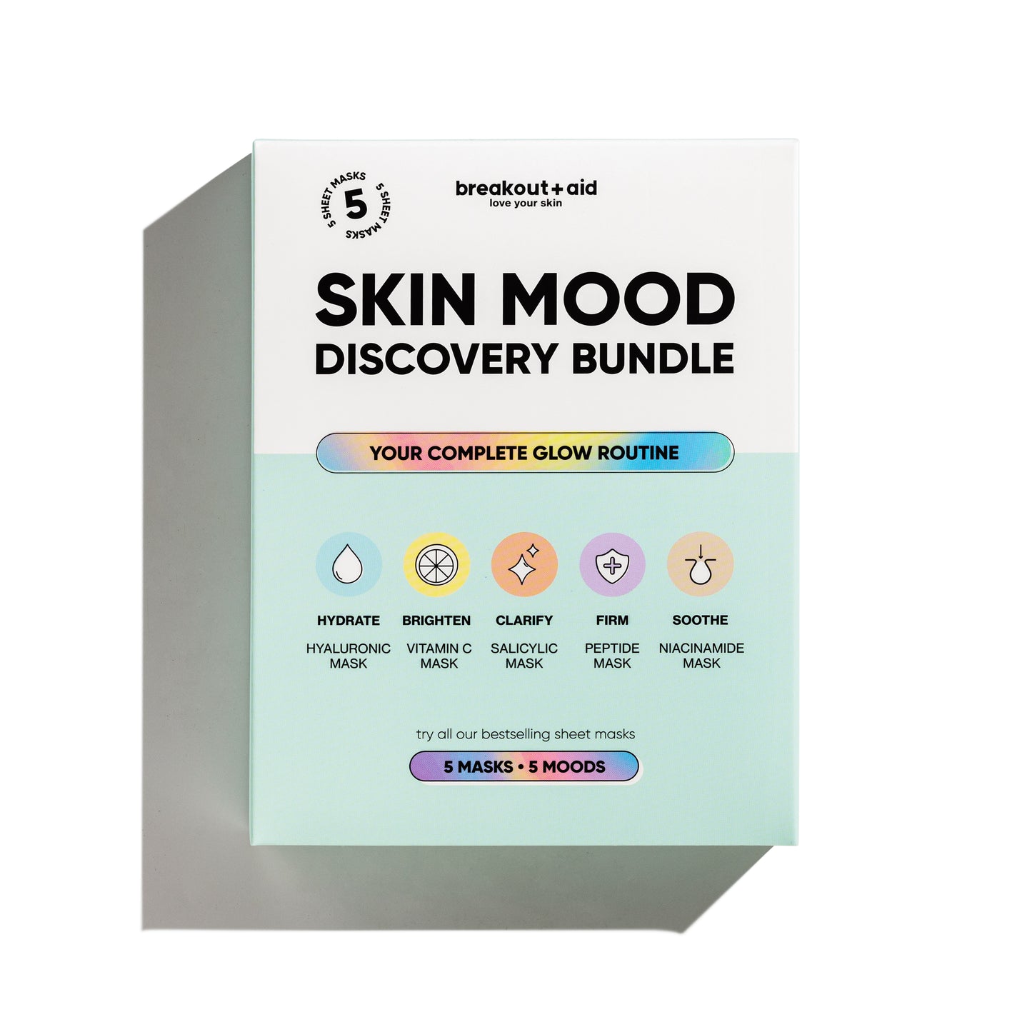 Skin Mood Discovery bundle Pack - 5 masks in this pack