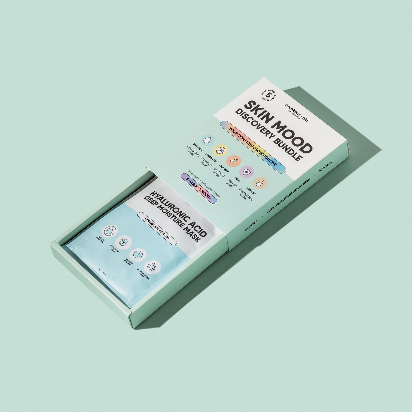 Skin Mood Discovery bundle Pack - 5 masks in this pack
