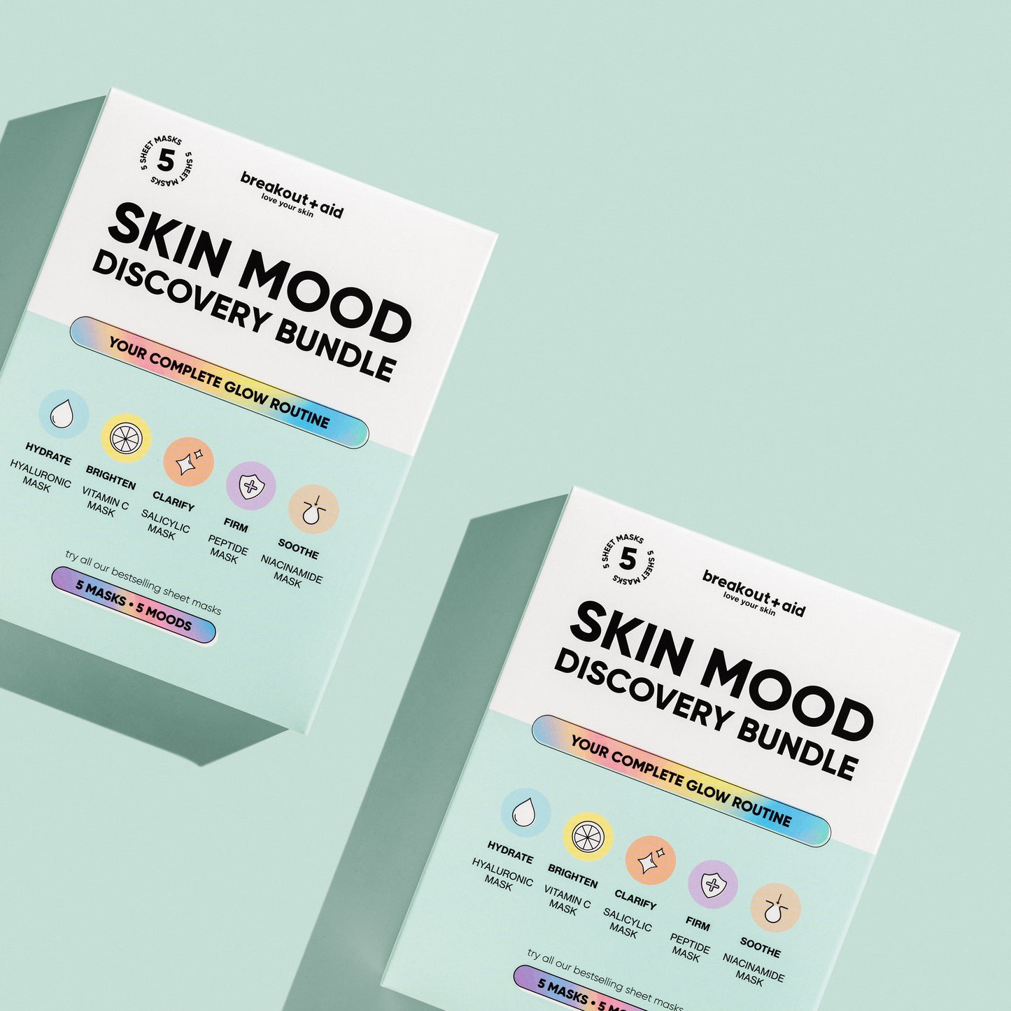 Skin Mood Discovery bundle Pack - 5 masks in this pack