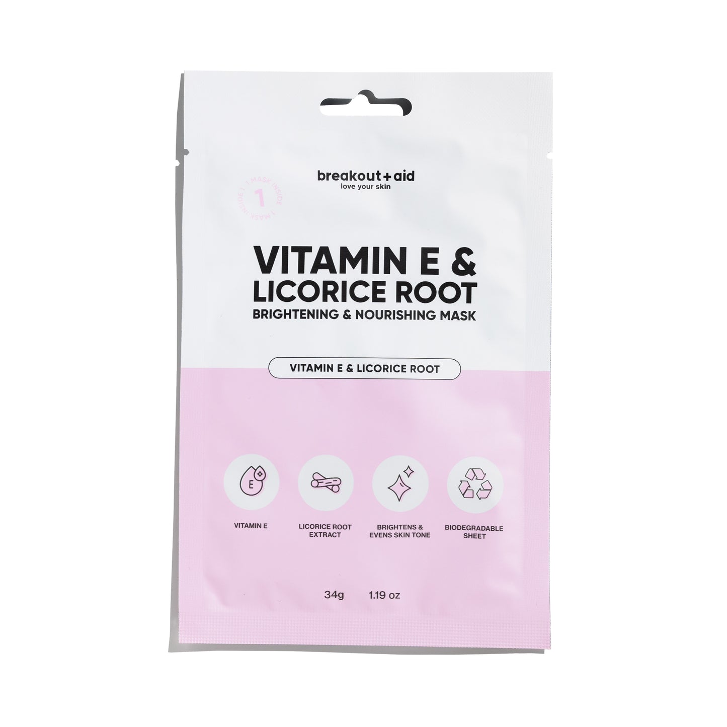 Vitamin E & Licorice Root Brightening & Nourishing Mask