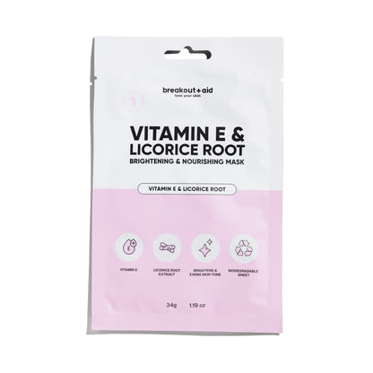 Vitamin E & Licorice Root Brightening & Nourishing Mask