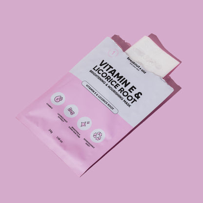 Vitamin E & Licorice Root Brightening & Nourishing Mask