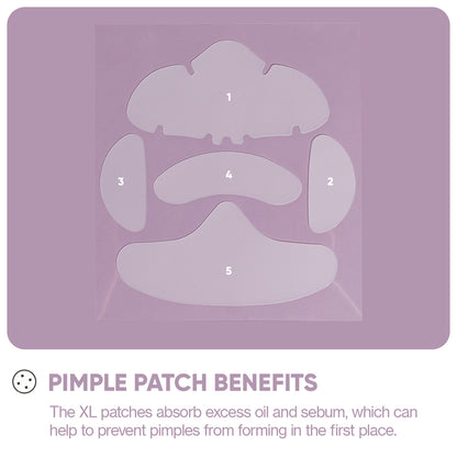 X-Large Pimple Patches Infused with Retinol & Salicylic acid.