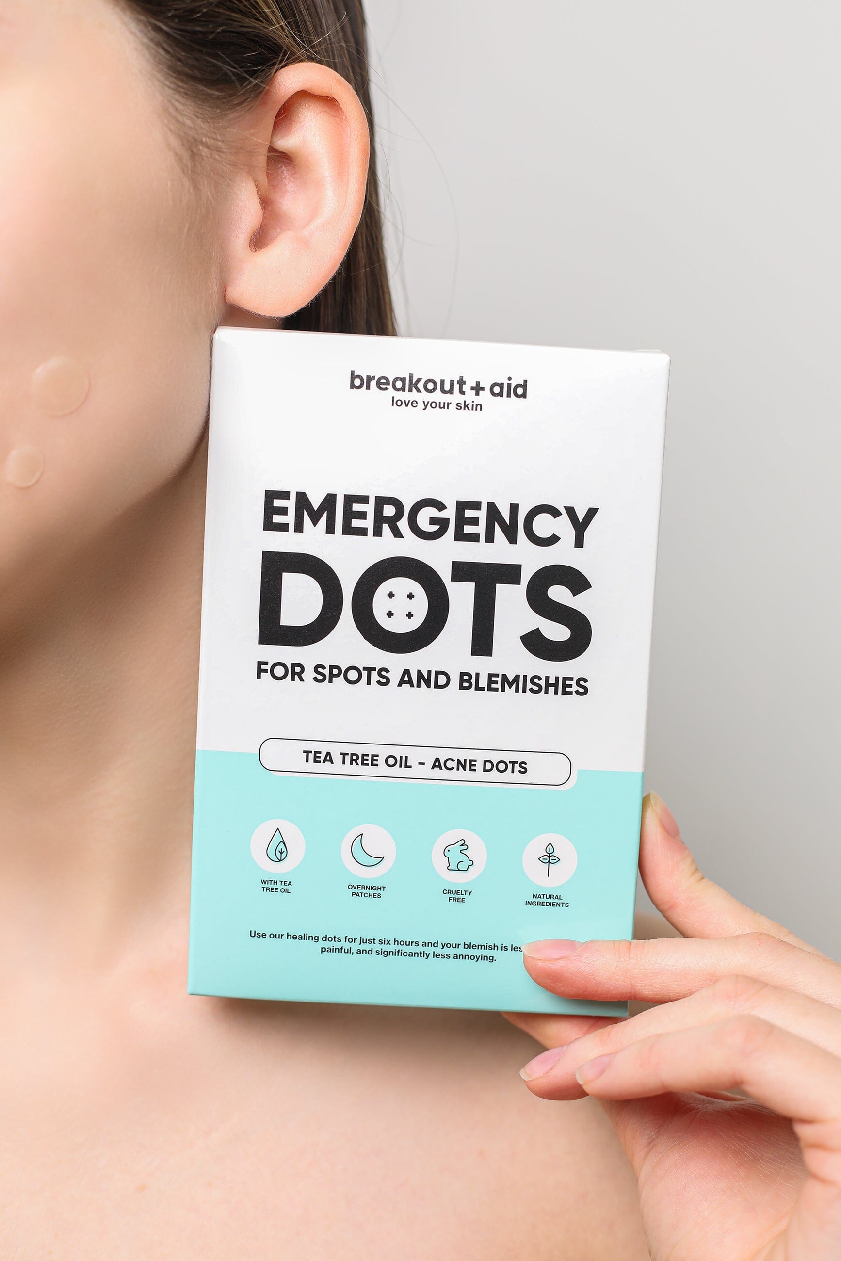 Emergency dots for spots and blemishes with tea tree oil breakoutaid store 