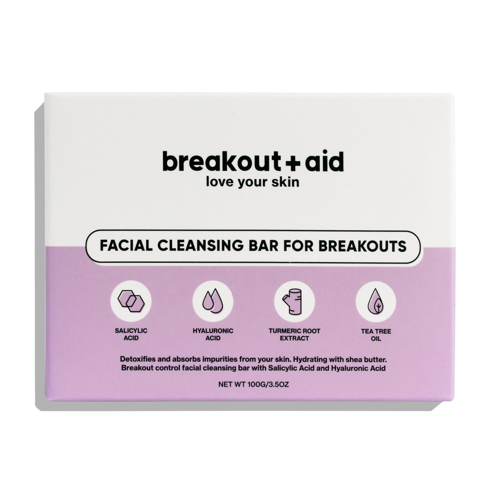 Facial cleansing bar for breakouts breakoutaid 