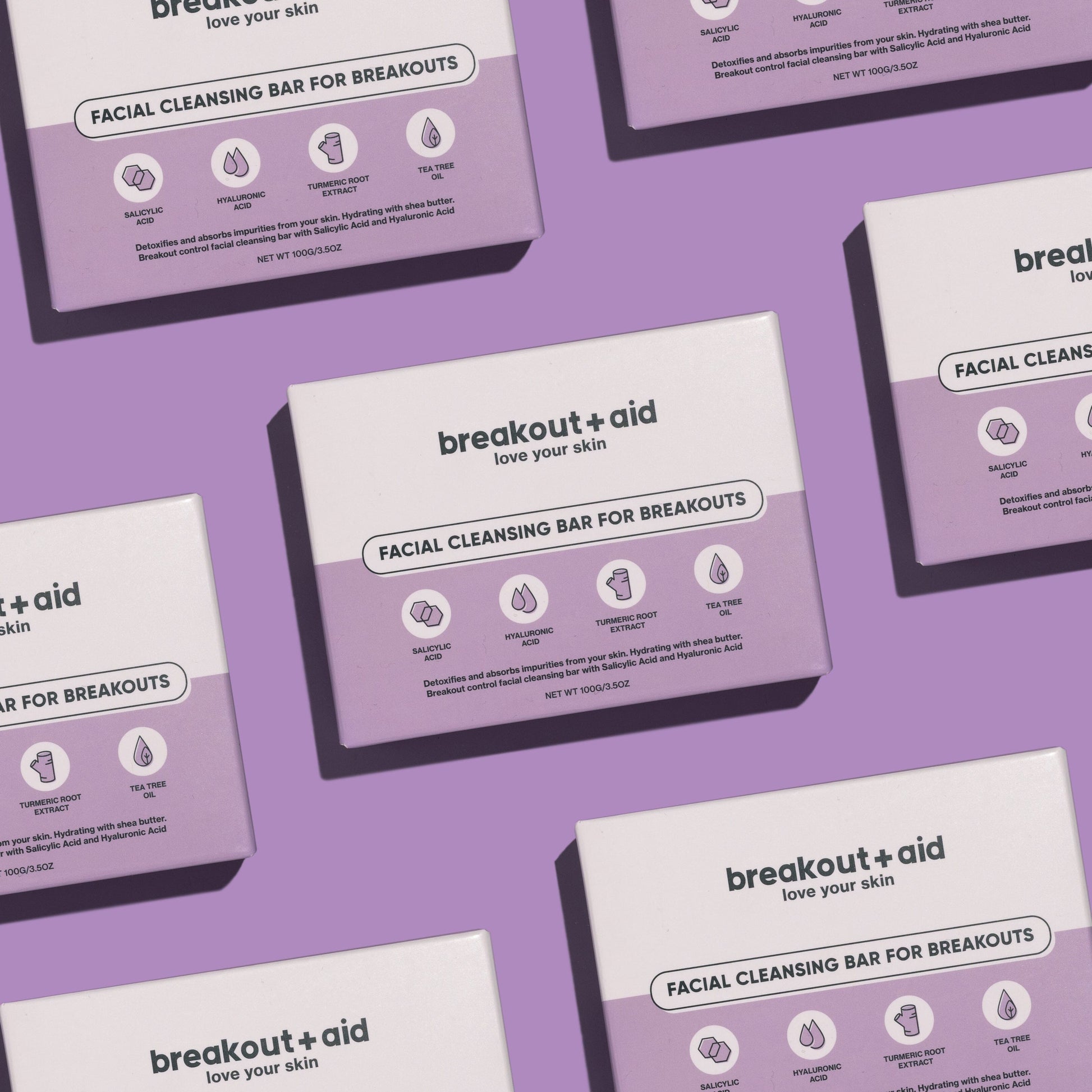 Facial cleansing bar for breakouts breakoutaid 