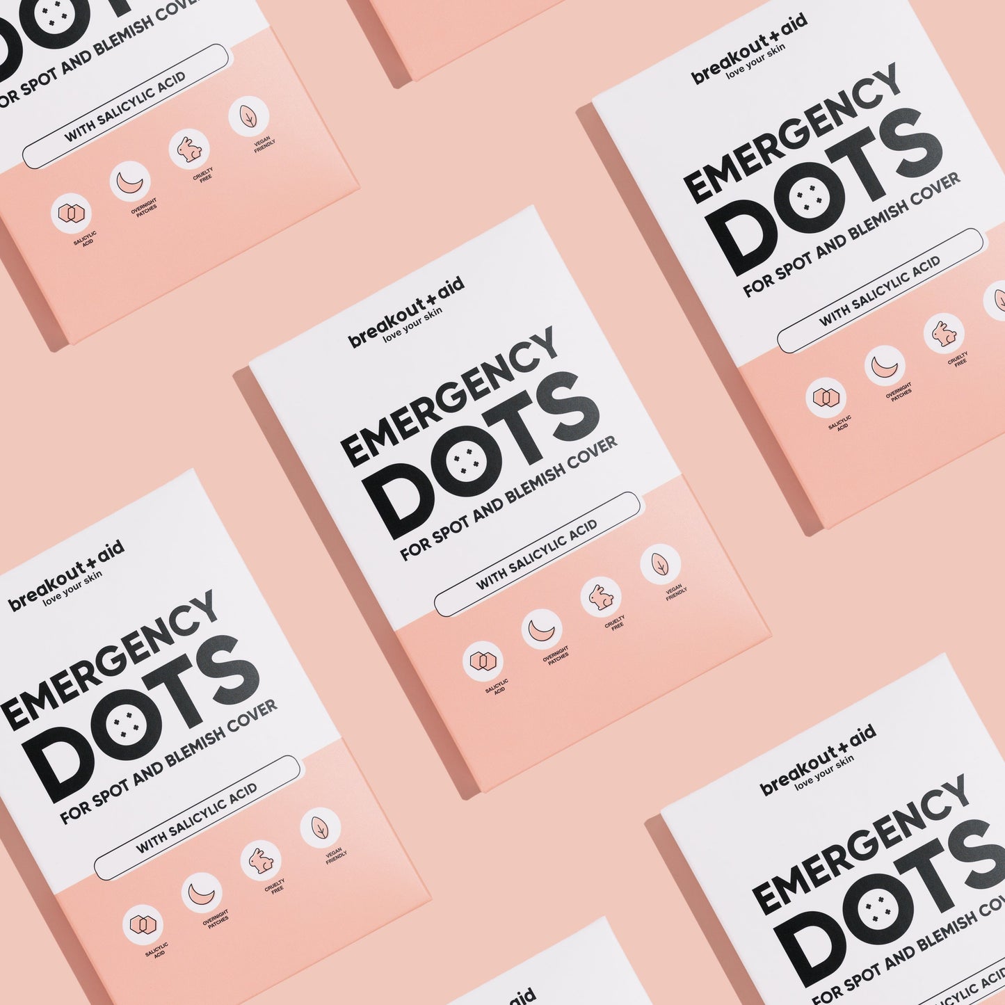 Emergency dots for spots and blemishes with Salicylic Acid breakoutaid 